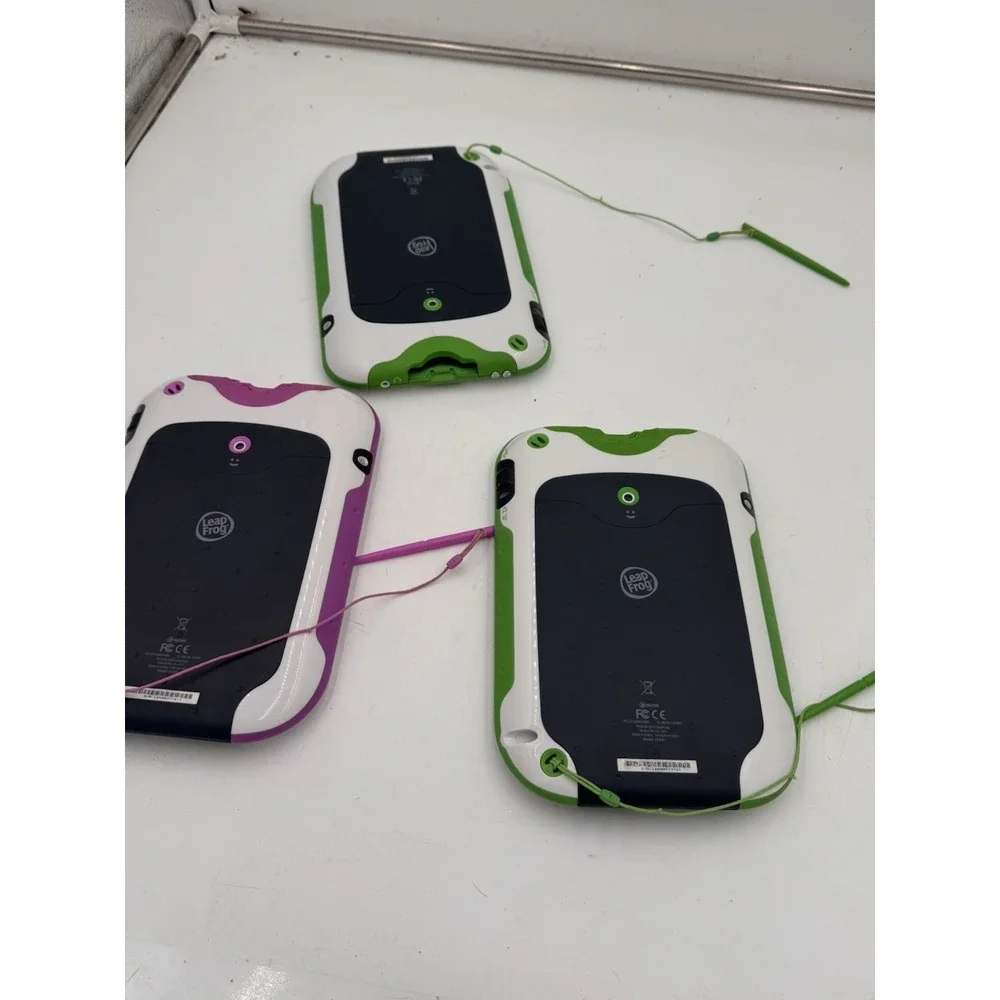 Lot Of 3 Leap Frog: Leap Pad Ultra Tablets Untested No Cracks With Stylist EUc